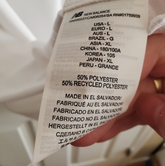 NWT New Balance Double Play Baseball Raglan Tech T white size Mens Large - Picture 8 of 10